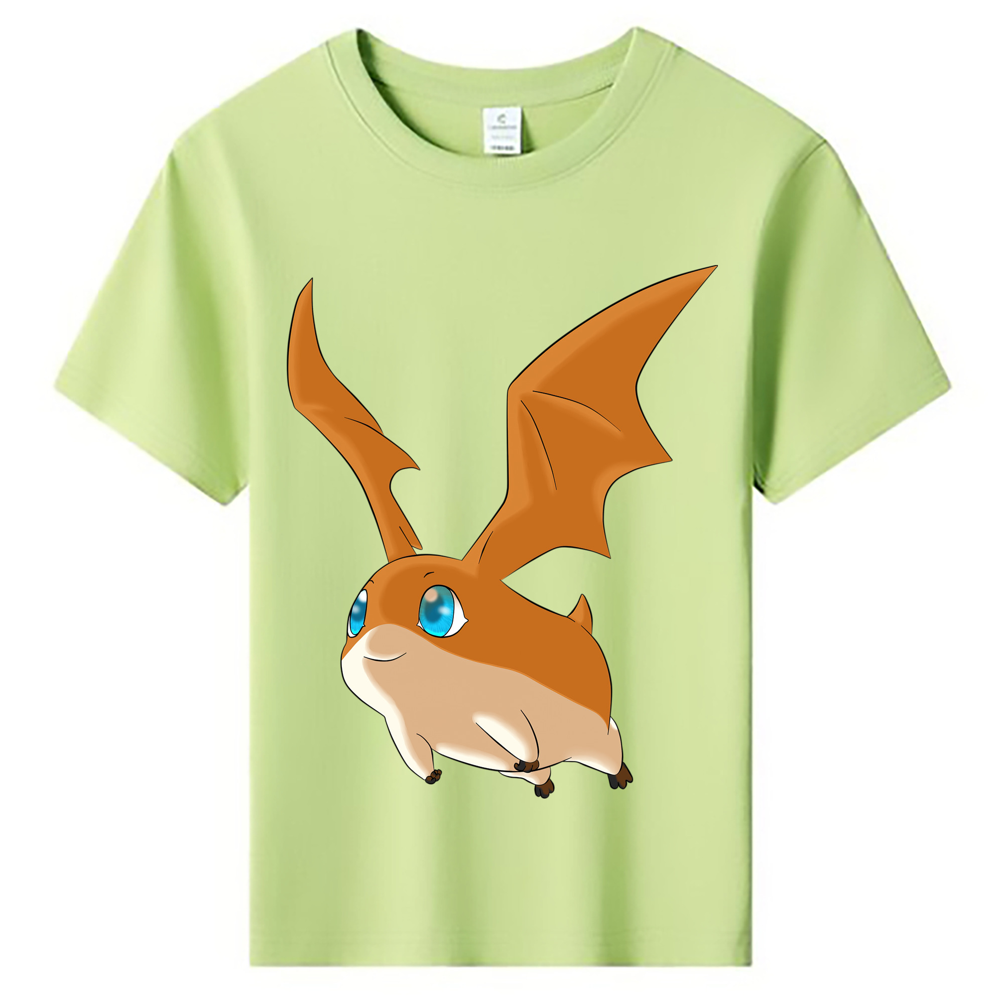 （画像用） Digimon デジタルモンスター/デジモン 綿100％キッズTシャツ（フロントプリント）